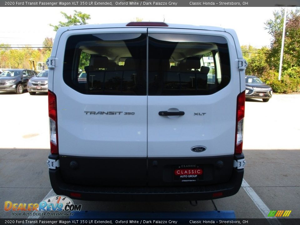 2020 Ford Transit Passenger Wagon XLT 350 LR Extended Oxford White / Dark Palazzo Grey Photo #8