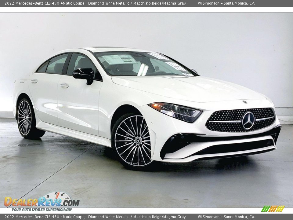 2022 Mercedes-Benz CLS 450 4Matic Coupe Diamond White Metallic / Macchiato Beige/Magma Gray Photo #12