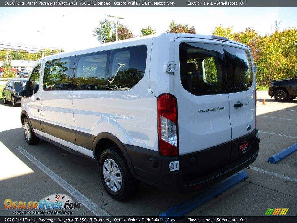 2020 Ford Transit Passenger Wagon XLT 350 LR Extended Oxford White / Dark Palazzo Grey Photo #10