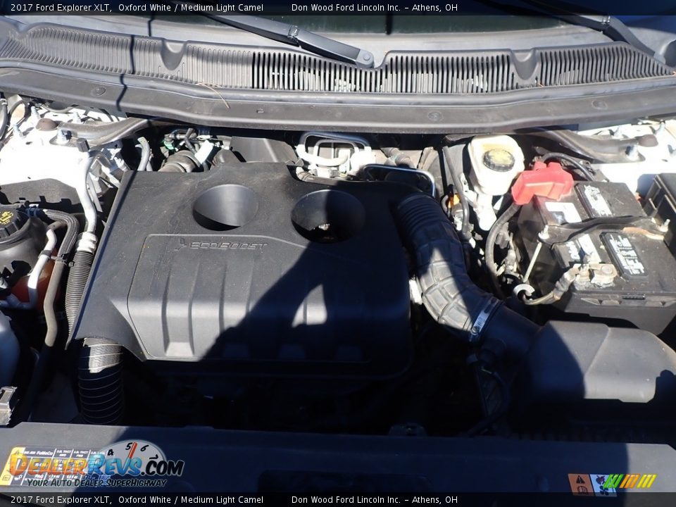 2017 Ford Explorer XLT Oxford White / Medium Light Camel Photo #5