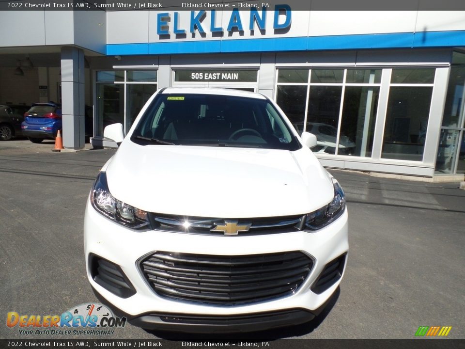 2022 Chevrolet Trax LS AWD Summit White / Jet Black Photo #3