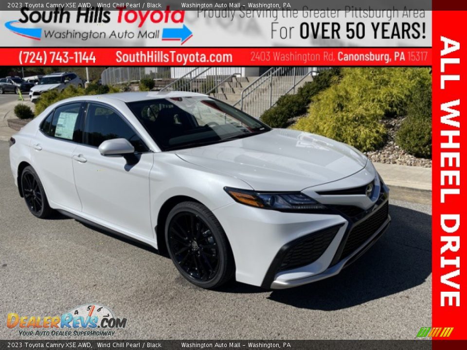 2023 Toyota Camry XSE AWD Wind Chill Pearl / Black Photo #1