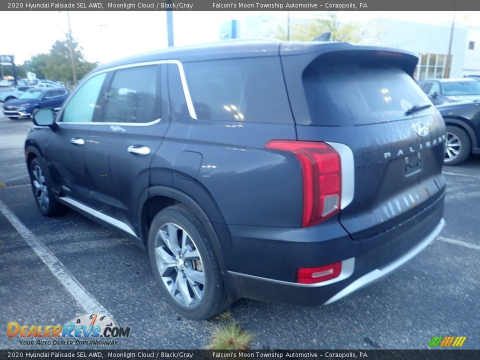 2020 Hyundai Palisade SEL AWD Moonlight Cloud / Black/Gray Photo #2