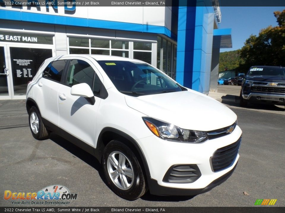 2022 Chevrolet Trax LS AWD Summit White / Jet Black Photo #4