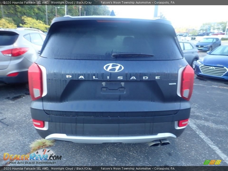 2020 Hyundai Palisade SEL AWD Moonlight Cloud / Black/Gray Photo #3