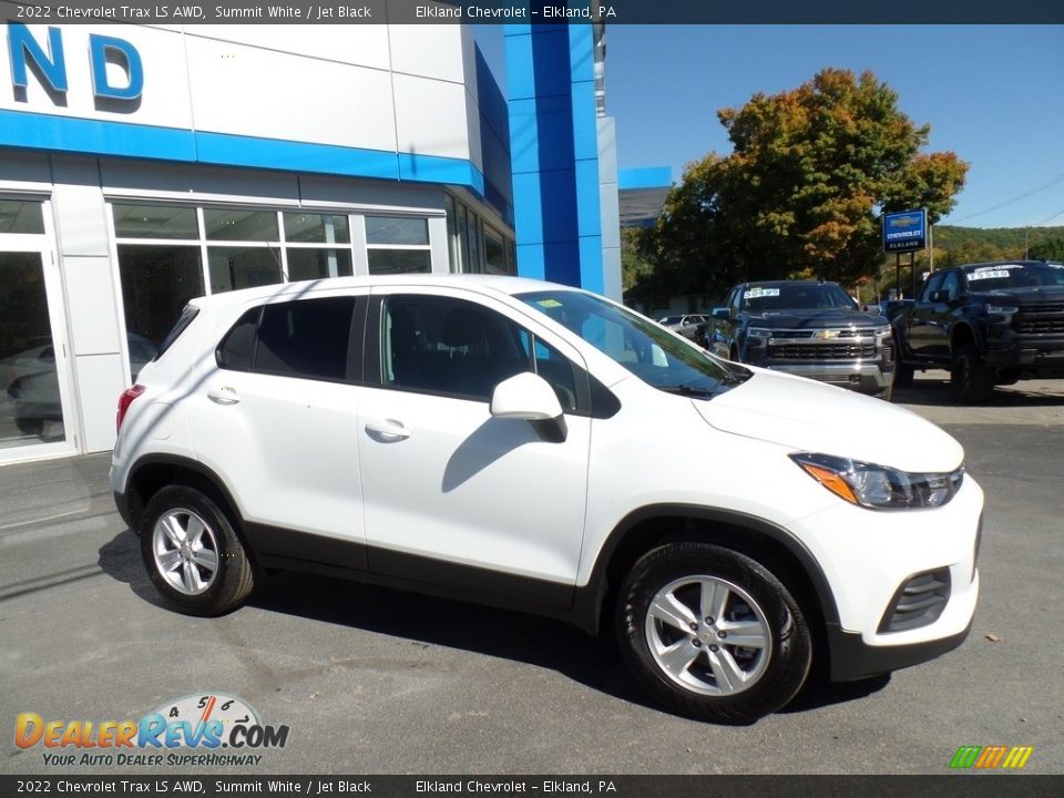 2022 Chevrolet Trax LS AWD Summit White / Jet Black Photo #5