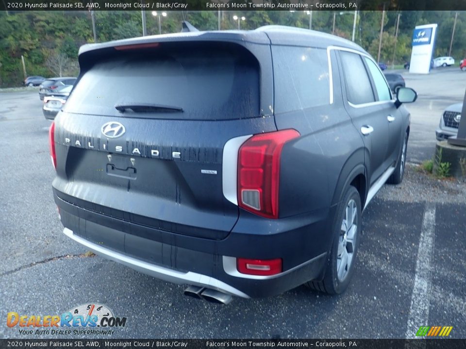 2020 Hyundai Palisade SEL AWD Moonlight Cloud / Black/Gray Photo #4