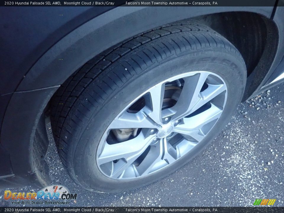 2020 Hyundai Palisade SEL AWD Moonlight Cloud / Black/Gray Photo #5
