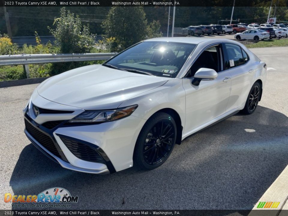 2023 Toyota Camry XSE AWD Wind Chill Pearl / Black Photo #7