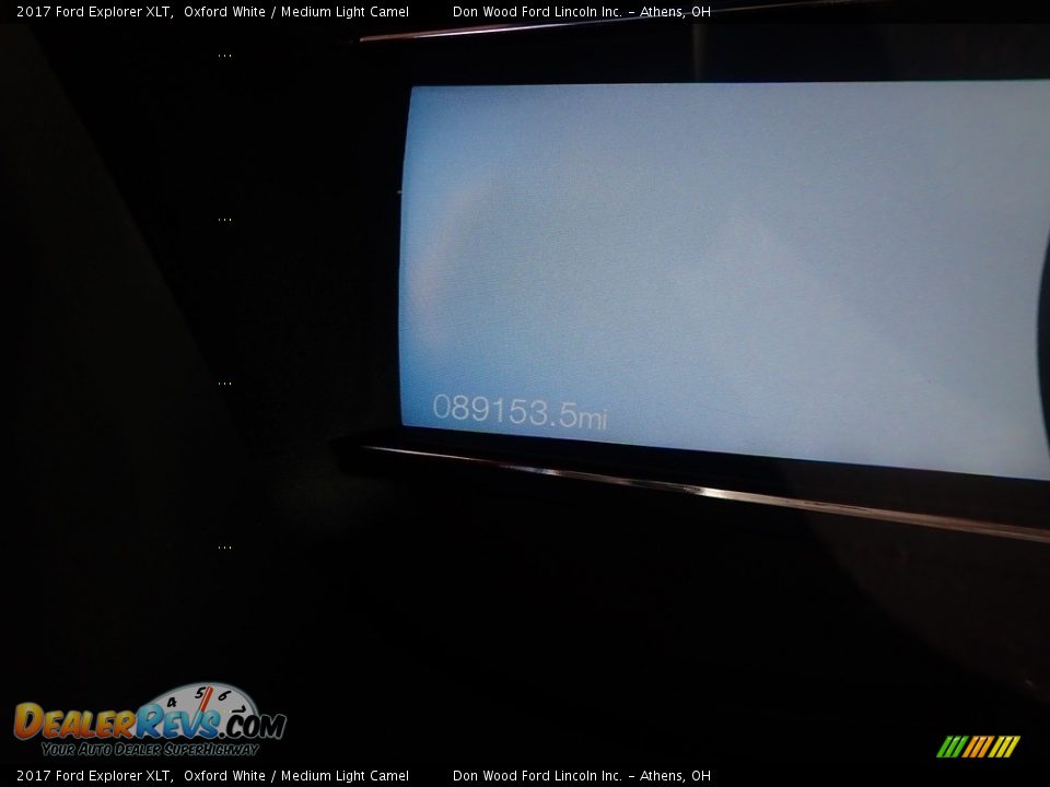 2017 Ford Explorer XLT Oxford White / Medium Light Camel Photo #13