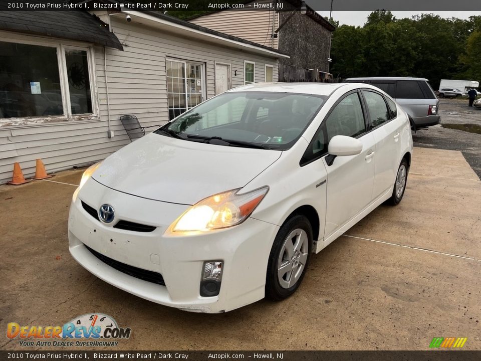 2010 Toyota Prius Hybrid II Blizzard White Pearl / Dark Gray Photo #2