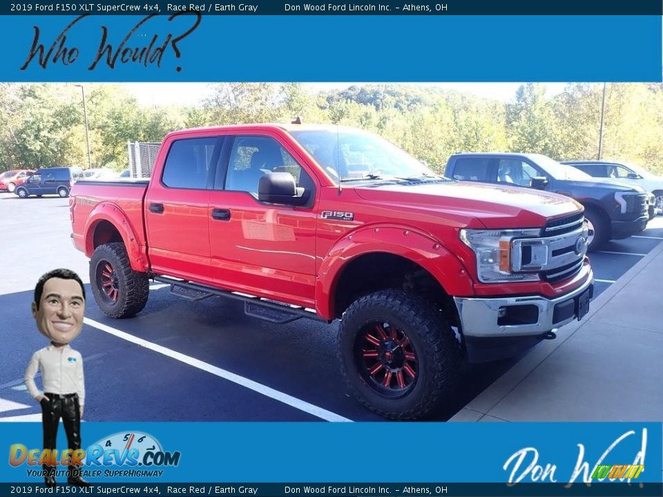 2019 Ford F150 XLT SuperCrew 4x4 Race Red / Earth Gray Photo #1