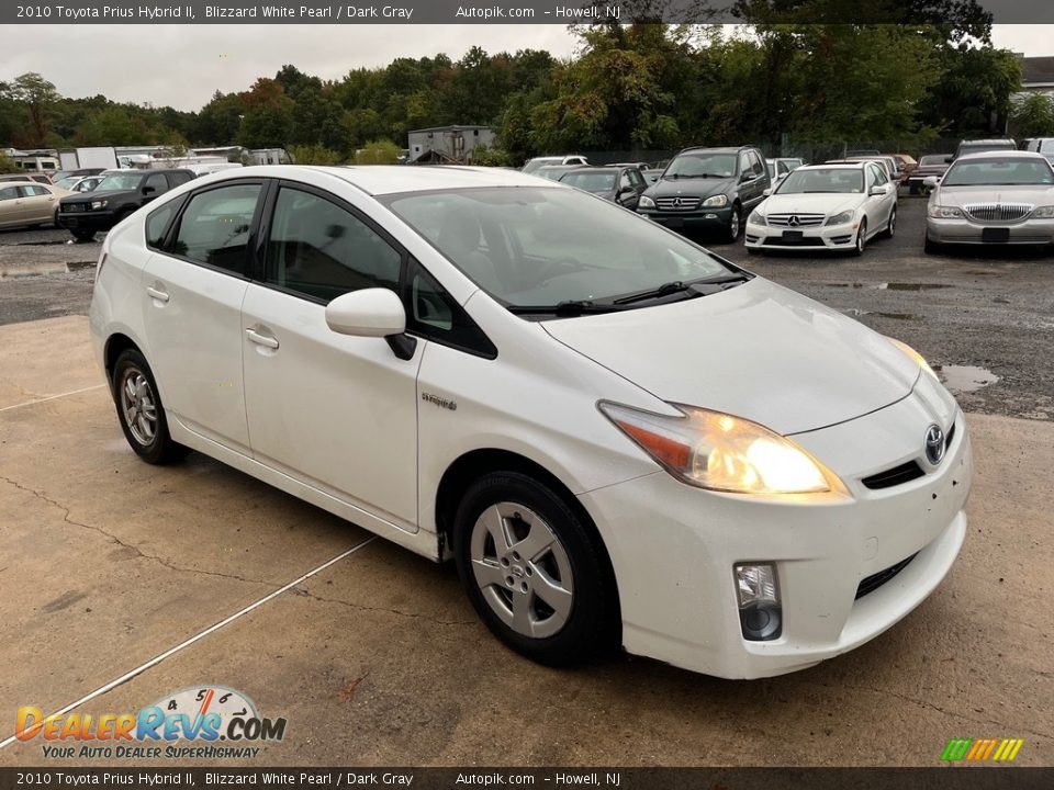 2010 Toyota Prius Hybrid II Blizzard White Pearl / Dark Gray Photo #4