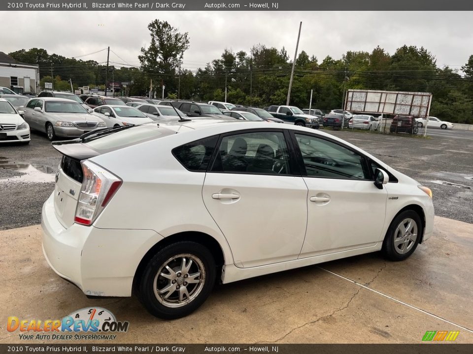 2010 Toyota Prius Hybrid II Blizzard White Pearl / Dark Gray Photo #7