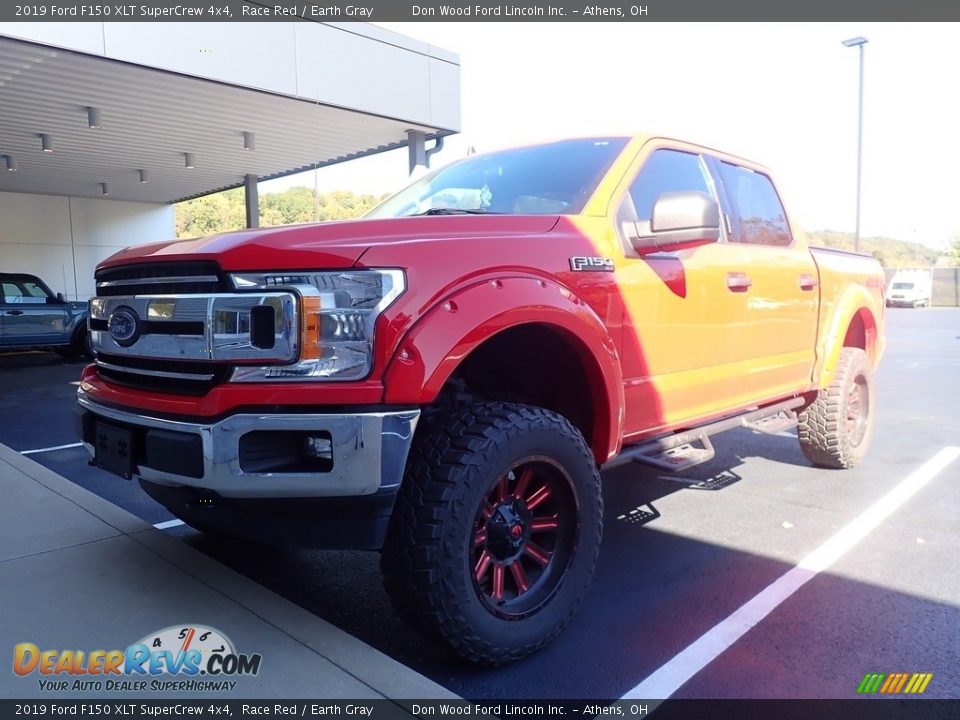 2019 Ford F150 XLT SuperCrew 4x4 Race Red / Earth Gray Photo #6