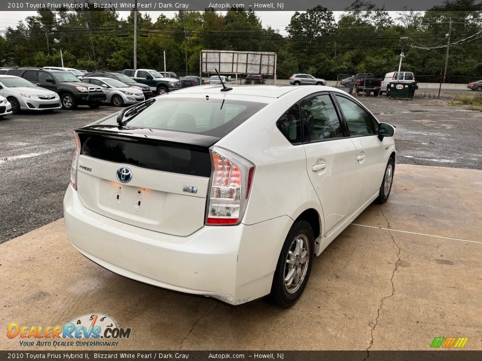 2010 Toyota Prius Hybrid II Blizzard White Pearl / Dark Gray Photo #8