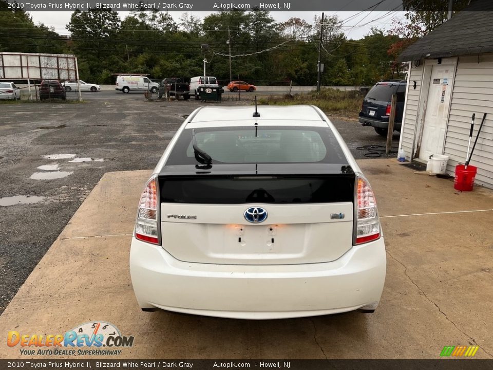 2010 Toyota Prius Hybrid II Blizzard White Pearl / Dark Gray Photo #9