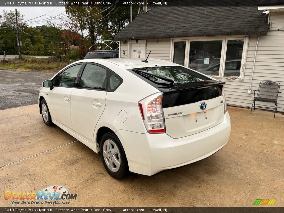 2010 Toyota Prius Hybrid II Blizzard White Pearl / Dark Gray Photo #10