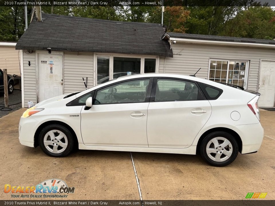 2010 Toyota Prius Hybrid II Blizzard White Pearl / Dark Gray Photo #12