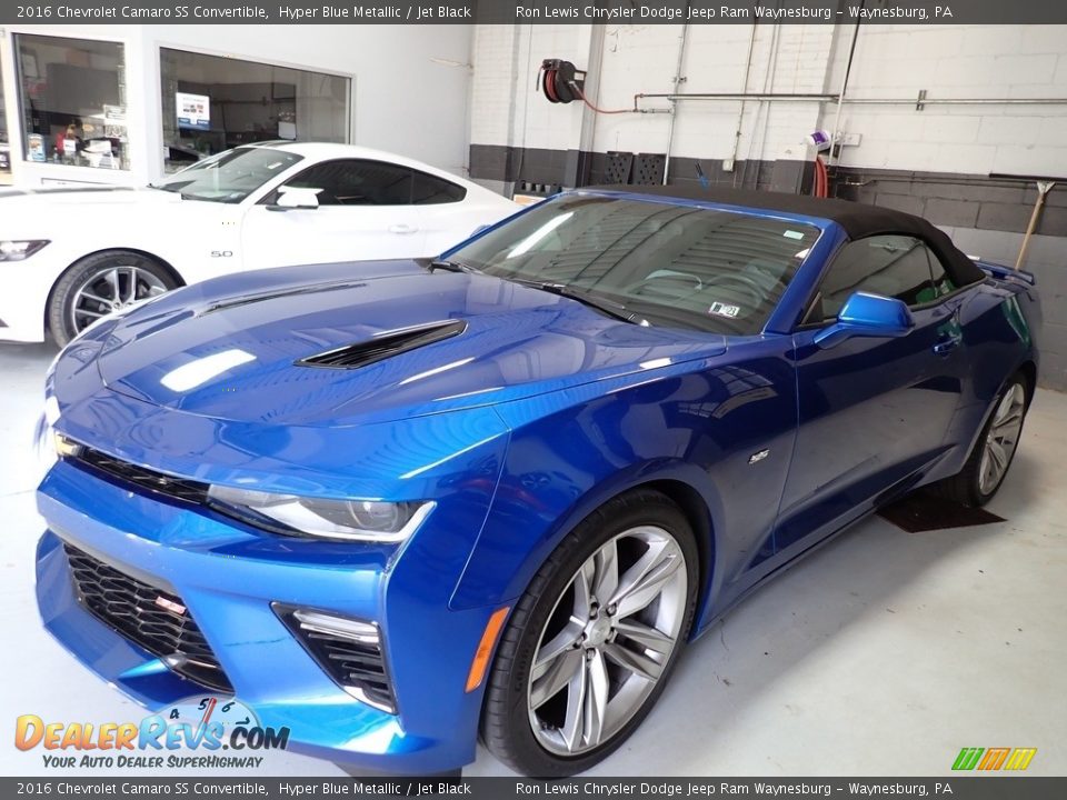 2016 Chevrolet Camaro SS Convertible Hyper Blue Metallic / Jet Black Photo #1