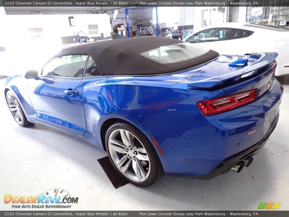 2016 Chevrolet Camaro SS Convertible Hyper Blue Metallic / Jet Black Photo #2