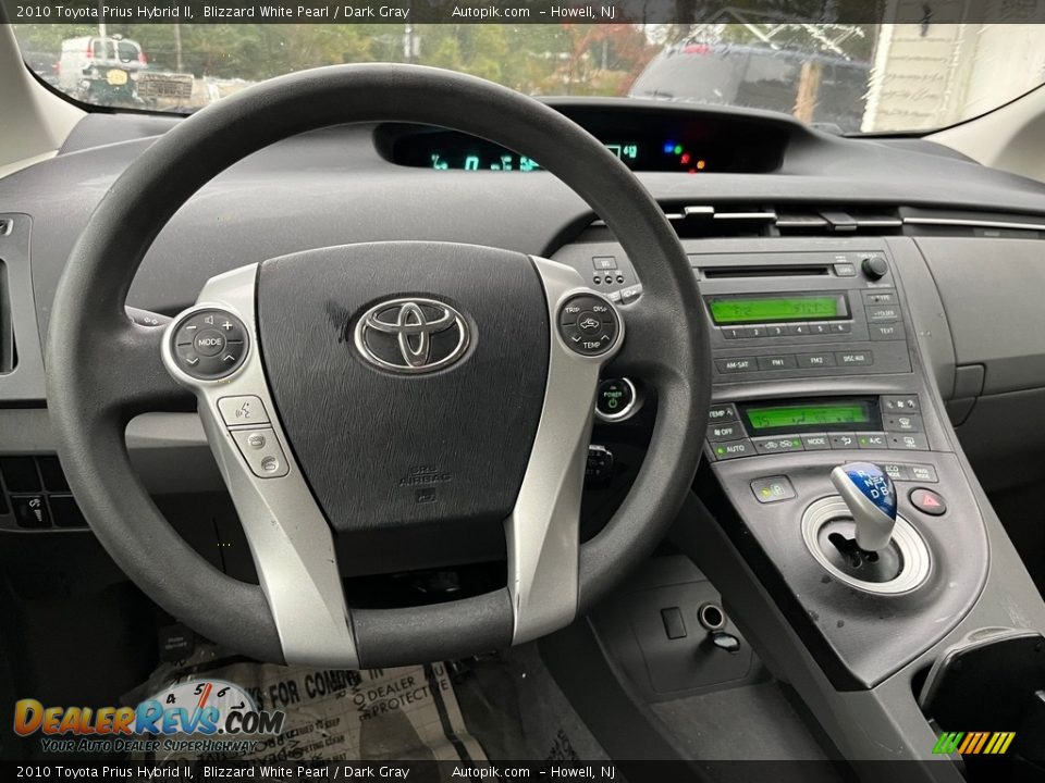 2010 Toyota Prius Hybrid II Blizzard White Pearl / Dark Gray Photo #18