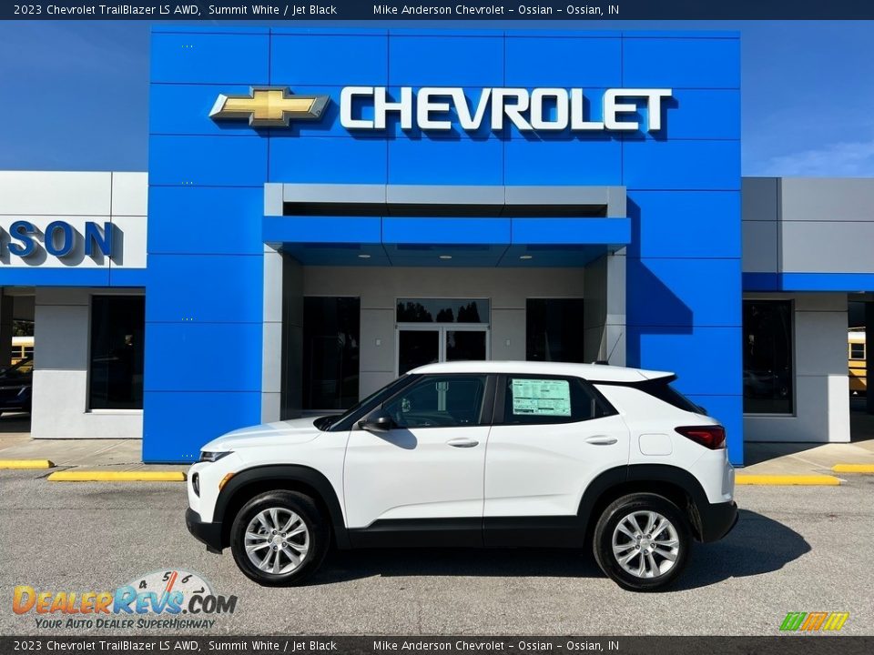 2023 Chevrolet TrailBlazer LS AWD Summit White / Jet Black Photo #1