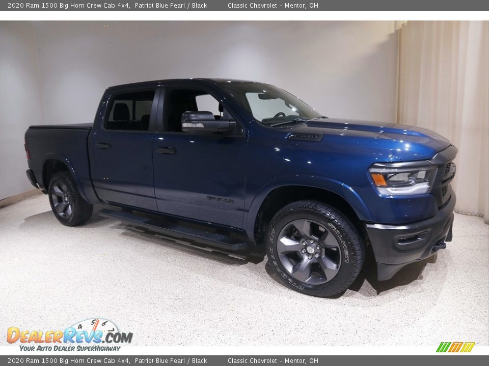 2020 Ram 1500 Big Horn Crew Cab 4x4 Patriot Blue Pearl / Black Photo #1