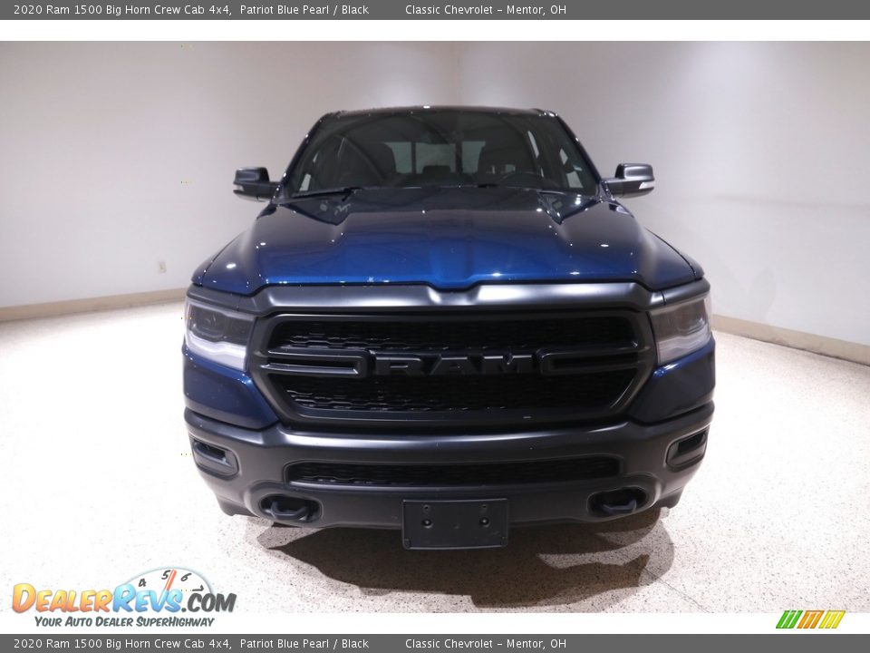 2020 Ram 1500 Big Horn Crew Cab 4x4 Patriot Blue Pearl / Black Photo #2