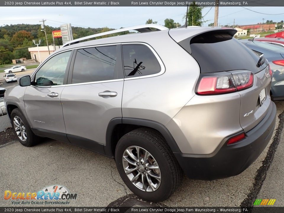 2020 Jeep Cherokee Latitude Plus 4x4 Billet Silver Metallic / Black Photo #2