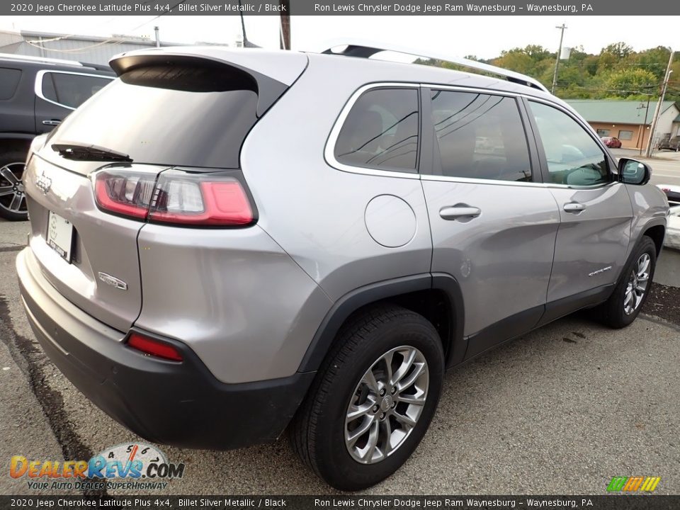 2020 Jeep Cherokee Latitude Plus 4x4 Billet Silver Metallic / Black Photo #3