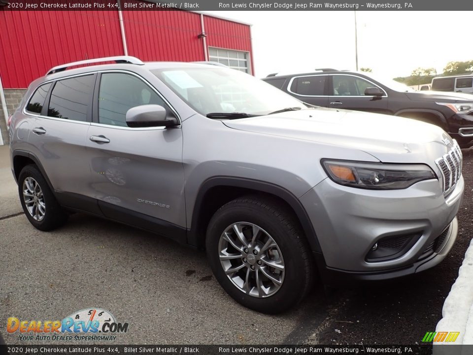 2020 Jeep Cherokee Latitude Plus 4x4 Billet Silver Metallic / Black Photo #4