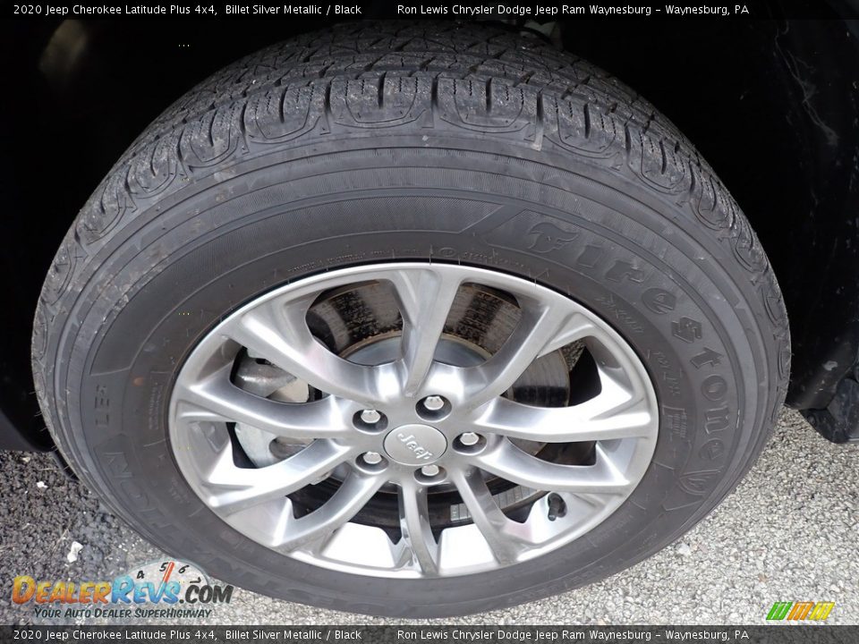 2020 Jeep Cherokee Latitude Plus 4x4 Billet Silver Metallic / Black Photo #5