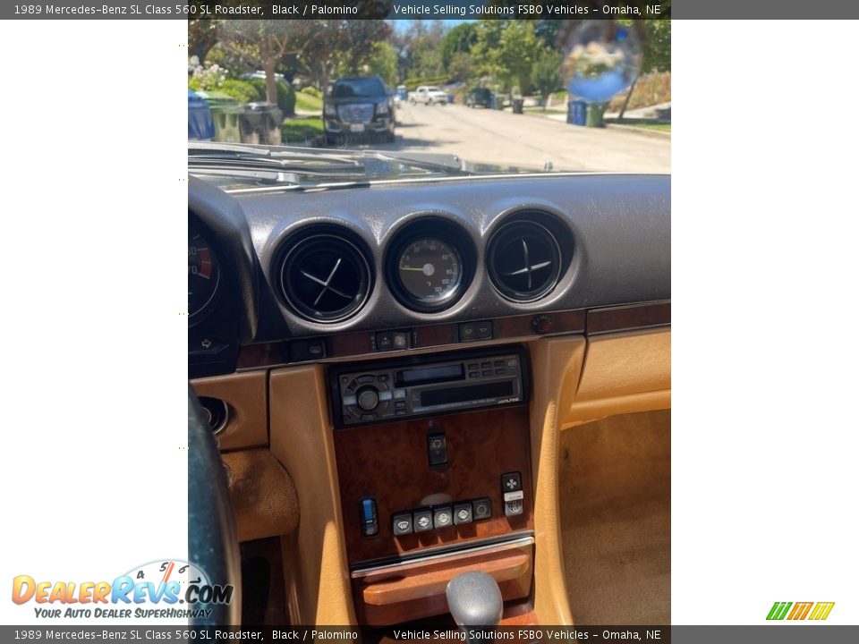 1989 Mercedes-Benz SL Class 560 SL Roadster Black / Palomino Photo #4