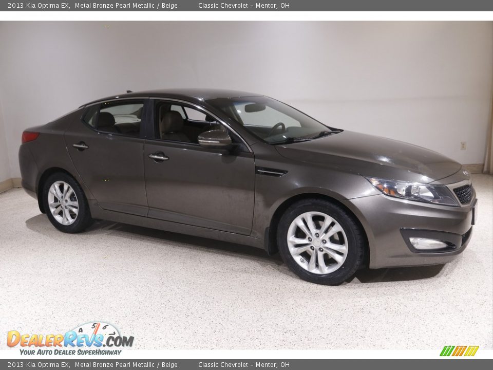 2013 Kia Optima EX Metal Bronze Pearl Metallic / Beige Photo #1