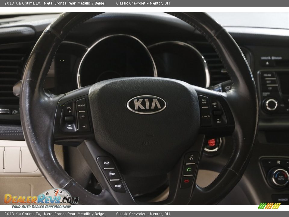 2013 Kia Optima EX Metal Bronze Pearl Metallic / Beige Photo #7