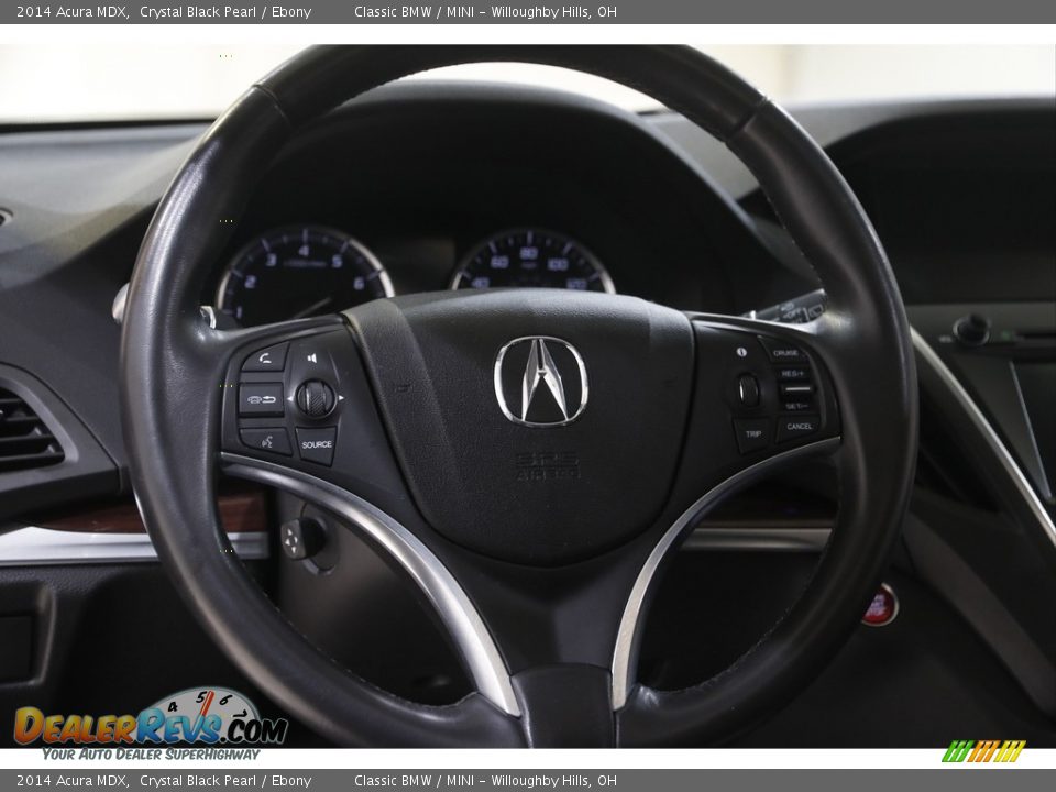 2014 Acura MDX Crystal Black Pearl / Ebony Photo #7