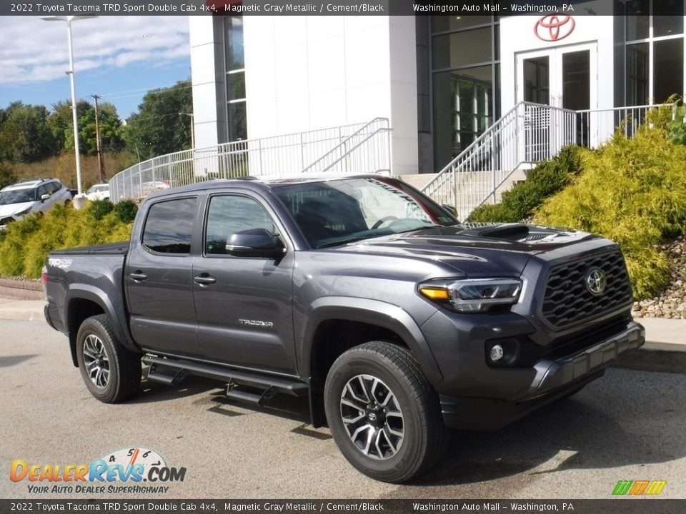 2022 Toyota Tacoma TRD Sport Double Cab 4x4 Magnetic Gray Metallic / Cement/Black Photo #1