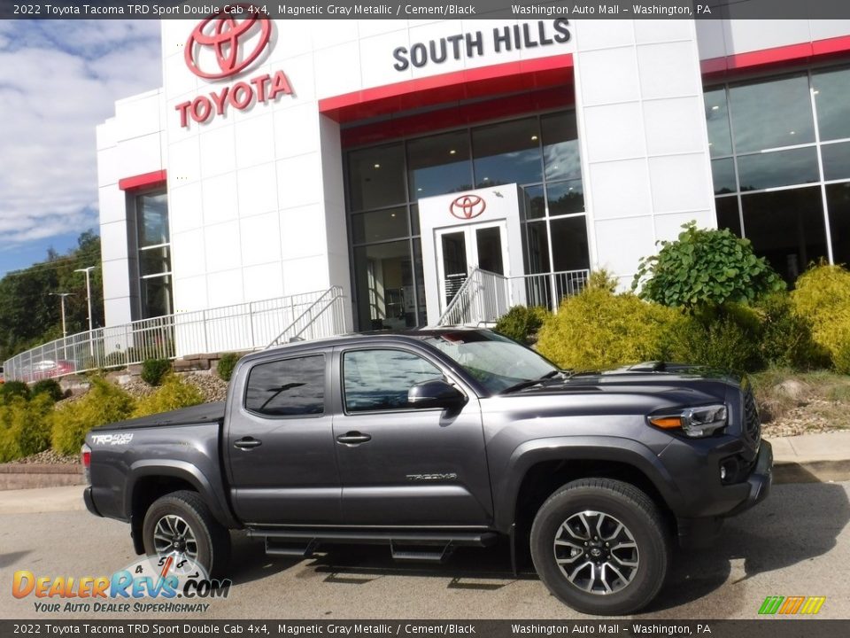 2022 Toyota Tacoma TRD Sport Double Cab 4x4 Magnetic Gray Metallic / Cement/Black Photo #2