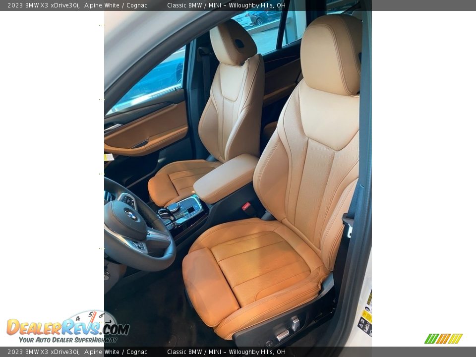 Front Seat of 2023 BMW X3 xDrive30i Photo #4