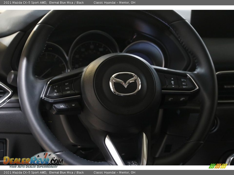 2021 Mazda CX-5 Sport AWD Steering Wheel Photo #7