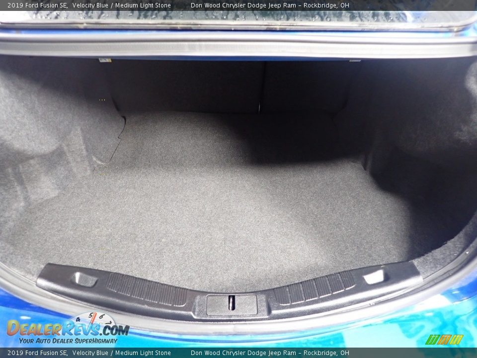 2019 Ford Fusion SE Velocity Blue / Medium Light Stone Photo #9