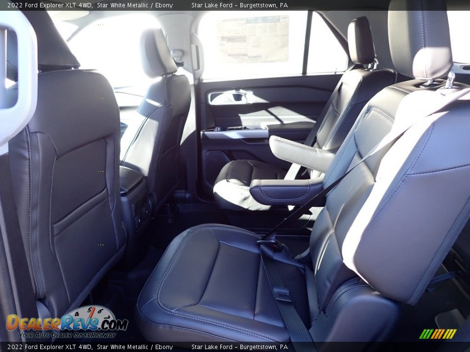 2022 Ford Explorer XLT 4WD Star White Metallic / Ebony Photo #12