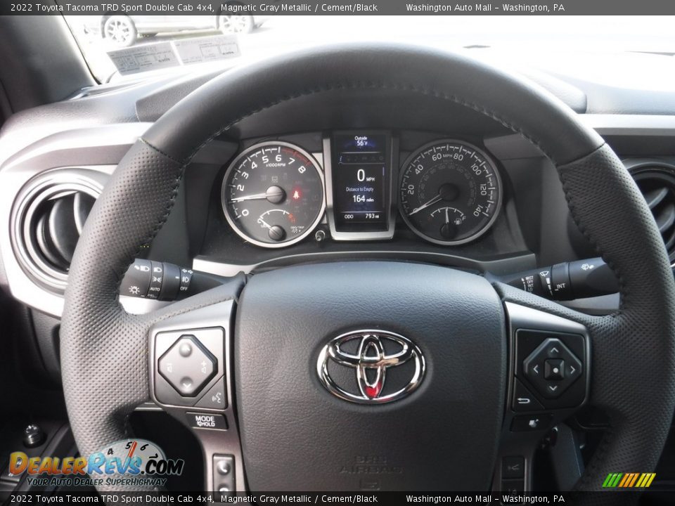 2022 Toyota Tacoma TRD Sport Double Cab 4x4 Magnetic Gray Metallic / Cement/Black Photo #32