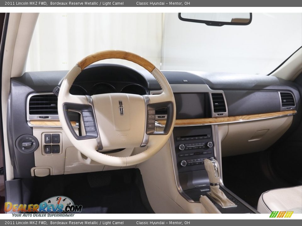 2011 Lincoln MKZ FWD Bordeaux Reserve Metallic / Light Camel Photo #7
