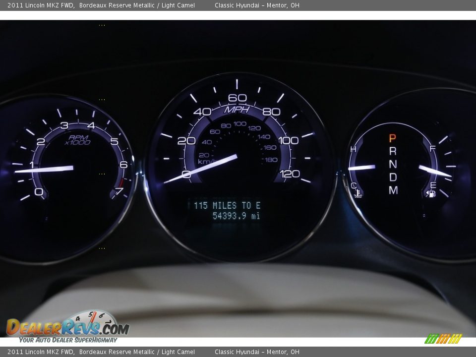 2011 Lincoln MKZ FWD Bordeaux Reserve Metallic / Light Camel Photo #9