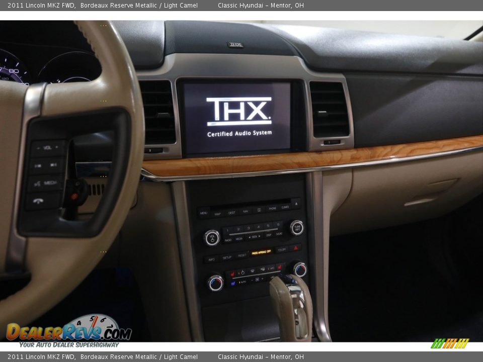 2011 Lincoln MKZ FWD Bordeaux Reserve Metallic / Light Camel Photo #10