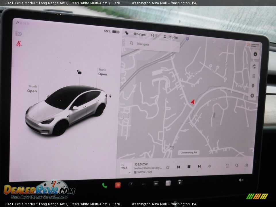 Navigation of 2021 Tesla Model Y Long Range AWD Photo #4