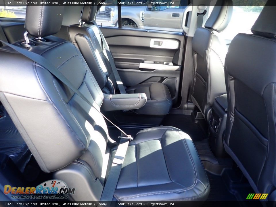 2022 Ford Explorer Limited 4WD Atlas Blue Metallic / Ebony Photo #11