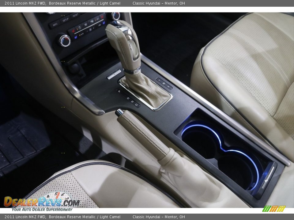 2011 Lincoln MKZ FWD Bordeaux Reserve Metallic / Light Camel Photo #19